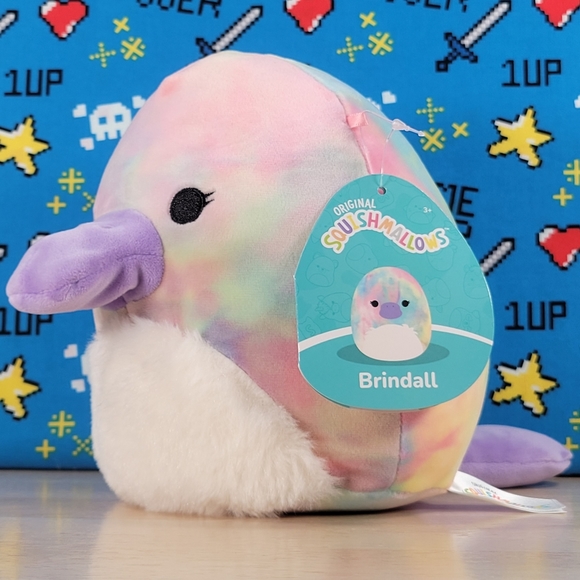 Squishmallow Brindall the Platypus 7" UltraSoft Stuffed Rainbow Kids Toy Plush - Picture 6 of 11